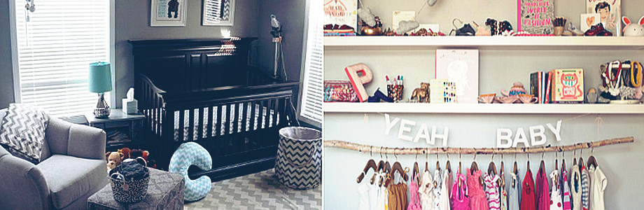 Decoração quarto de menina e de menino