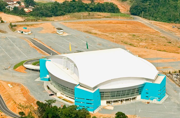 Vista aérea Arena Jaraguá